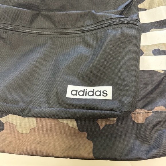 adidas Men’s Camo Drawstring Backpack in Black and Brown - Picture 3 of 4